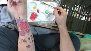 Fake Tattoo bodypainting