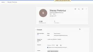 Google Admin Console secondary email address problem