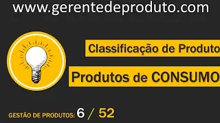 Classificação de Produtos de Consumo - Gerenciamento de Produtos
