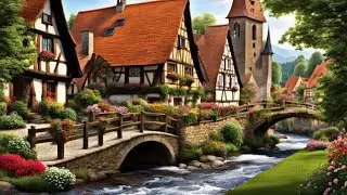 Wilgartswiesen!Isolated German village in the mountains 🏔️ 4k video