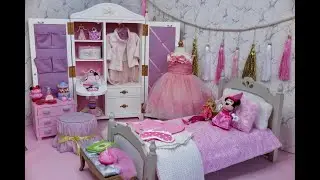 American Girl Back to School ~ Barbie Pink Rooms!