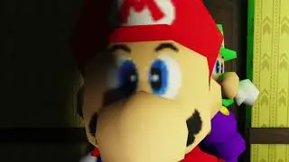 mario in the backrooms