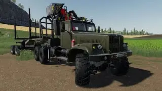 Стрим🟢Farming Simulator 19🟢русская техника🟢совхоз рассвет 🟢лесозаготовка