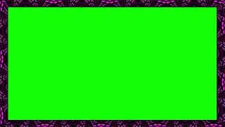 Neon light frame border green screen | neon border | green screen frame animation