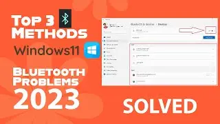 Bluetooth Not Working on Windows devices?  Is Bluetooth Icon MISSING? Basic methods #2023 #windows