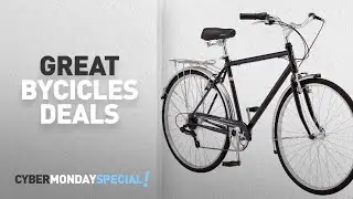 Top Cyber Monday Bycicles Deals: Schwinn Wayfarer Hybrid 700C Wheel Bicycle, Black, 18