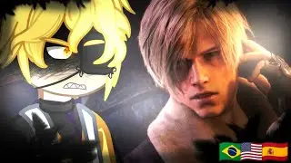 🇺🇸/🇪🇸/🇧🇷 Gravity Falls React to Dipper As Leon S. Kennedy – Gacha React