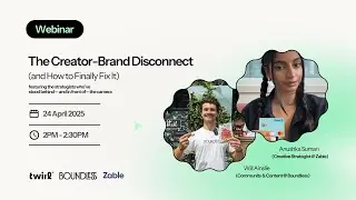 [Webinar] The Creator-Brand Disconnect (and How to Finally Fix It)