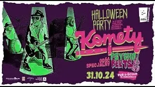 Koncert Komety 31.10.2024 Białystok Klub Sześcian ul. Warszawska 34