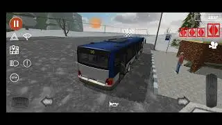 продолжаю работать водителем автобуса. в игре городской автобус. 39 серия.