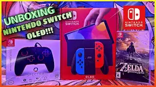 Unboxing Nintendo Switch Oled 2021 La Mejor Consola de Nintendo sin Duda! 🤩
