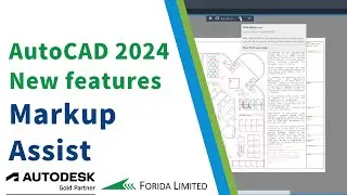 AutoCAD 2024 New features Markup Assist｜AutoCAD tutorial #AutoCAD #Forida