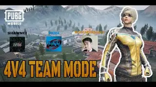 PUBG MOBILE | 4V4 TEAM MODE : NOOB PLAYER TIPS