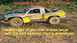 ROAD TEST THE LOSI 1/6 SUPER BAJA REY 2.0 4X4 DESERT TRUCK BRENTHAL #rc #losi
