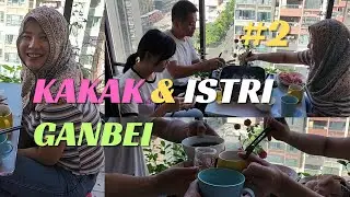 RAME!, KAKAK CHINA DATANG KE RUMAH, PANGGANG2 DI BALKON APARTEMEN