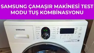 Putting the Samsung 8kg Washing Machine into Test Mode and Resetting It