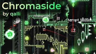 Geometry Dash | Chromaside in 1:02:48.575 (Insane Demon) | 2212 Total Attempts