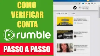Como Verificar sua Conta no Rumble - Passo a Passo!