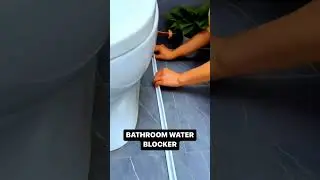 Bathroom Water Blocker - Stop Bathroom water with Simple Hacks/Tricks | 