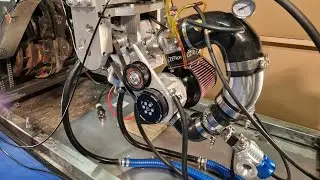 Supercharged 50cc Two Stroke V-Tech! (and it's running!)