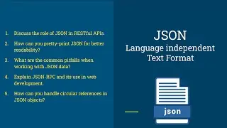 Json Interview Questions | Part 4
