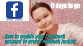 How to enable your facebook account to avoid facebook locked #facebookenable#facebookunlocked
