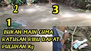 TRIPLE STRIKE ‼️ BUKAN MAIN CUMA RATUSAN RIBU DAPAT PULUHAN Kg IKAN mancing borongan