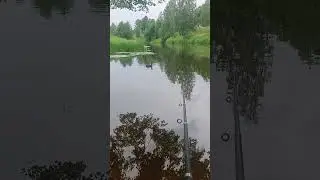 На рыбалке.