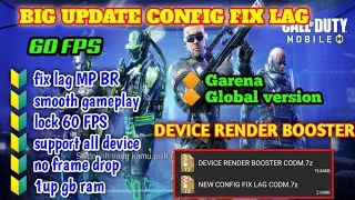 CONFIG TERBARU CODM || CONFIG FIX LAG CODM