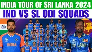 India vs Sri Lanka ODI Series 2024 | India vs Sri Lanka ODI Squad 2024 | Ind vs Sl ODI Squad 2024