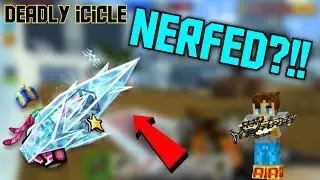 Deadly Icicle nerfed! Deadly Icicle has finally been nerfed | Pixel Gun 3D