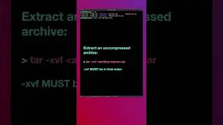How to extract archives with the tar command | Linux for Beginners 