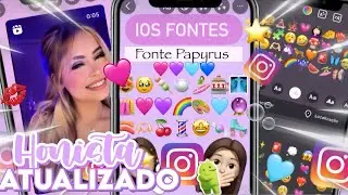 SAIU 🥳 HONISTA IOS | EMOJIS + FONTE IOS + BORDAS CURVADAS | INSTAGRAM ESTILO IPHONE NO ANDROID 2024