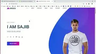 Personal Portfolio Website using Python and Django