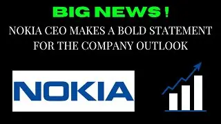 BIG NEWS FROM CEO OF NOKIA STOCK | NOKIA NOK STOCK CHART ANALYSIS WILL IT RUN ?