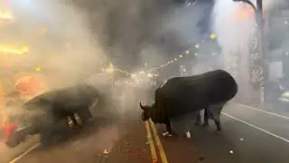 【 2024屏東南州溪州代天府甲辰正科南州迎王平安祭典 】～04 第一日遶境 大埔福德宮 金牛陣 2024/11/14