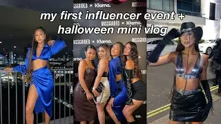 im back!!! my first “INFLUENCER” event in Manchester!! + mini Halloween clips