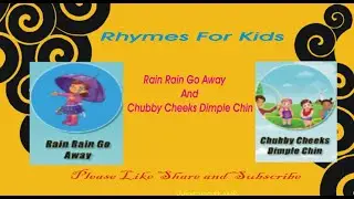 Chubby cheeks | Rain rain go away|kids popular nursery rhymes