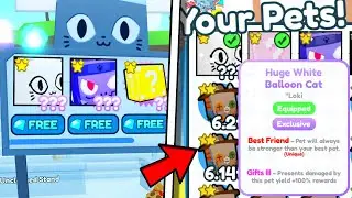 I Got FREE HUGE PETS from BOOTHS in Pet Simulator X..
