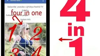 How to make grid for facebook featured photo,easy and safe Portrait editz