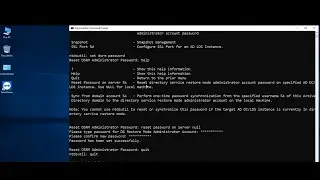 How To Reset Domain Controller Password Active Directory Restore Mode Windows Server 2019