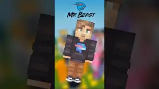 Build Statue skin Mr beast Minecraft Bedrock 🔥