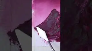 3 random colors + white - oil pastel drawing 