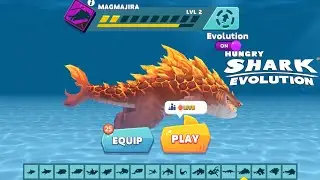 MAGMAJIRA SHARK GAMEPLAY HUNGRY SHARK EVOLUTION | KAIJU GAMER PH