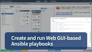FALCON Automation Platform v2.12 Ansible Playbook GUI Editor & Job Execution