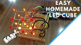how to make a LED cube | easy at home