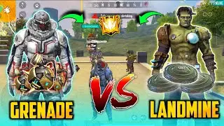 FREE FIRE || GRENADE VS LANDMINE || TWO EXTRA POWERFULL WEAPONS || MIST WATCH VIDEO || 