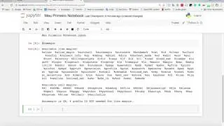 Introdução ao ambiente Jupyter Notebook.