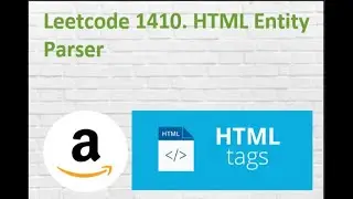 Leetcode 1410. HTML Entity Parser