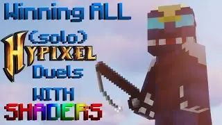 I Won EVERY Solo Hypixel Duel... With Shaders